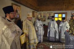 Архиепископ Артемий совершил литургию в часовне прихода Рождества Христова города Гродно