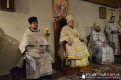 Архиепископ Артемий совершил литургию в часовне прихода Рождества Христова города Гродно