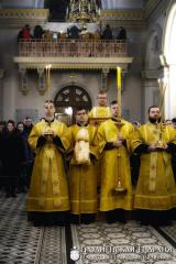 Архиепископ Артемий совершил литургию в кафедральном соборе Гродно