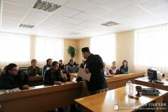 Священник встретился с сотрудниками Зельвенского унитарного предприятия «Мелиоративные системы»