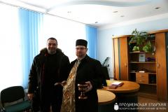 Священник встретился с сотрудниками Зельвенского унитарного предприятия «Мелиоративные системы»