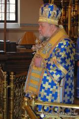 В день Сретения Господня архиепископ Артемий совершил литургию в кафедральном соборе города Гродно