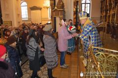 В день Сретения Господня архиепископ Артемий совершил литургию в кафедральном соборе города Гродно