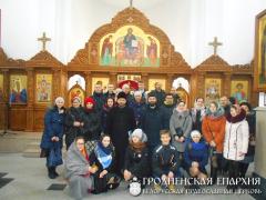 Паломники из Польши посетили приход храма Рождества Христова города Гродно