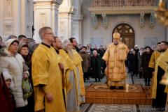 В день памяти Собора новомучеников и исповедников архиепископ Артемий совершил литургию в Покровском соборе