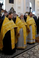 В день памяти Собора новомучеников и исповедников архиепископ Артемий совершил литургию в Покровском соборе