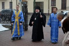 В день Сретения Господня архиепископ Артемий совершил литургию в кафедральном соборе города Гродно