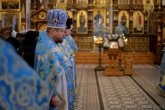 В день Сретения Господня архиепископ Артемий совершил литургию в кафедральном соборе города Гродно