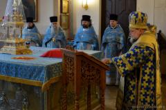 В день Сретения Господня архиепископ Артемий совершил литургию в кафедральном соборе города Гродно