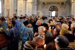 В день Сретения Господня архиепископ Артемий совершил литургию в кафедральном соборе города Гродно