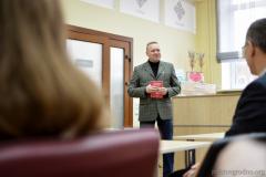 Святар Пакроўскага сабора прадставіў зборнік паэзіі «КАЛОЖСКІ ДАБРАВЕСТ» ва ўніверсітэце імя Янкі Купалы