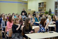 Святар Пакроўскага сабора прадставіў зборнік паэзіі «КАЛОЖСКІ ДАБРАВЕСТ» ва ўніверсітэце імя Янкі Купалы