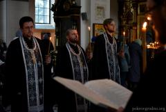 Архиепископ Артемий совершил повечерие с чтением Великого канона в кафедральном соборе Гродно