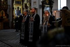 Архиепископ Артемий совершил повечерие с чтением Великого канона в кафедральном соборе Гродно