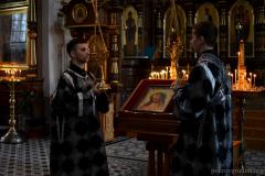 Архиепископ Артемий совершил повечерие с чтением Великого канона в кафедральном соборе Гродно