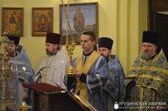 Архиепископ Артемий совершил литургию в храме вмч. Георгия поселка Красносельск