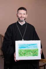 Священник Покровского собора принял участие в арт-акции Гродненского детского хосписа