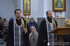 Архиепископ Артемий совершил великое повечерие в храме Собора Всех Белорусских Святых г. Гродно