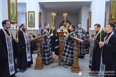 Архиепископ Артемий совершил великое повечерие в храме Собора Всех Белорусских Святых г. Гродно