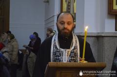 Архиепископ Артемий совершил великое повечерие в храме Собора Всех Белорусских Святых г. Гродно