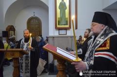 Архиепископ Артемий совершил великое повечерие в храме Собора Всех Белорусских Святых г. Гродно