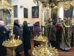 В храме поселка Берестовица состоялось соборное богослужение духовенства Берестовицкого благочиния