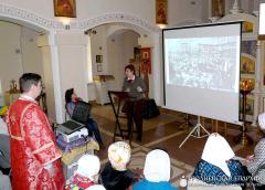 В храме святителя Луки прошла лекция на тему «Образ женщины в Библии»