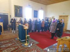 Освящение поклонного креста у храма святой Евфросинии Полоцкой поселка Радунь