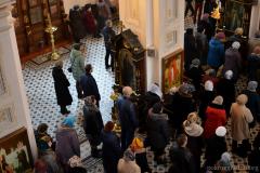 В Неделю Торжества Православия архиепископ Артемий совершил литургию в кафедральном соборе города Гродно