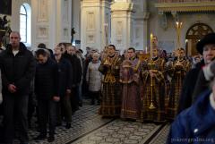 В Неделю Торжества Православия архиепископ Артемий совершил литургию в кафедральном соборе города Гродно