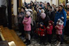 В Неделю Торжества Православия архиепископ Артемий совершил литургию в кафедральном соборе города Гродно