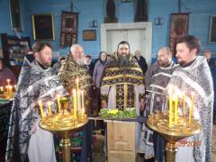 Соборное богослужение духовенства Свислочского благочиния в храме д. Добраволя