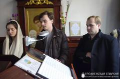 Владыка Артемий возглавил великое повечерие в храме святого князя Владимира города Гродно