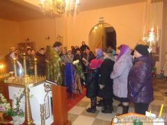 Прихожане храма агрогородка Обухово поздравили настоятеля с днем рождения