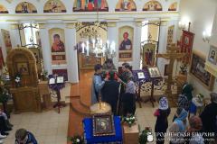 В Волковыске совершили миссионерскую Литургию Преждеосвященных Даров для молодежных братств благочиния