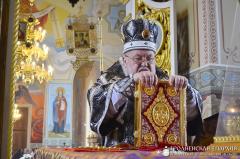 Архиепископ Артемий совершил Литургию Преждеосвященных Даров в храме Покрова Богородицы агрогородка Олекшицы