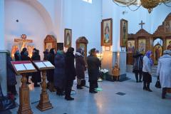 Архиепископ Артемий совершил великое повечерие в храме Собора Всех Белорусских Святых г. Гродно