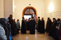 Архиепископ Артемий совершил великое повечерие в храме Собора Всех Белорусских Святых г. Гродно