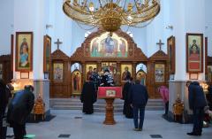 Архиепископ Артемий совершил великое повечерие в храме Собора Всех Белорусских Святых г. Гродно