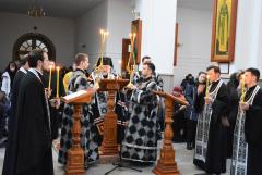 Архиепископ Артемий совершил великое повечерие в храме Собора Всех Белорусских Святых г. Гродно