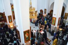 Архиепископ Артемий совершил великое повечерие в храме Собора Всех Белорусских Святых г. Гродно