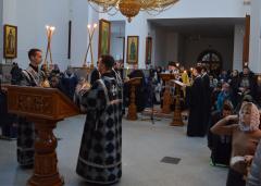 Архиепископ Артемий совершил великое повечерие в храме Собора Всех Белорусских Святых г. Гродно