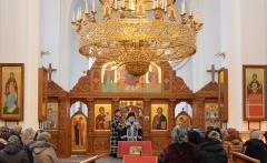 Архиепископ Артемий совершил великое повечерие в храме Собора Всех Белорусских Святых г. Гродно