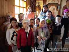 Первая исповедь детей прихода храма Рождества Христова г. Гродно