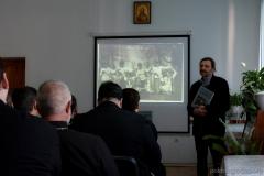 Историк Дорофей Фионик рассказал гродненскому духовенству о жизни и деятельности протоиерея Константина Байко