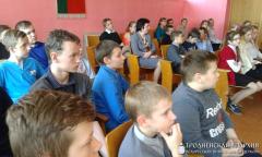 Ученики воскресной школы храма поселка Красносельский встретились с клириком кафедрального собора Волковыска