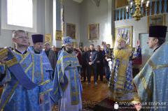 В день Благовещения Пресвятой Богородицы архиепископ Артемий совершил литургию в храме деревни Житомля