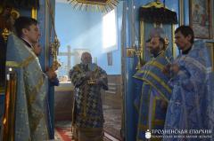 В день Благовещения Пресвятой Богородицы архиепископ Артемий совершил литургию в храме деревни Житомля