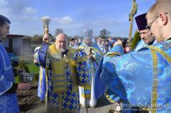 В день Благовещения Пресвятой Богородицы архиепископ Артемий совершил литургию в храме деревни Житомля