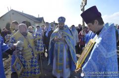 В день Благовещения Пресвятой Богородицы архиепископ Артемий совершил литургию в храме деревни Житомля